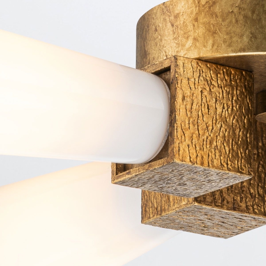 Elstead - Lampadario KRISTY su asta 4xE27/40W/230V in rame