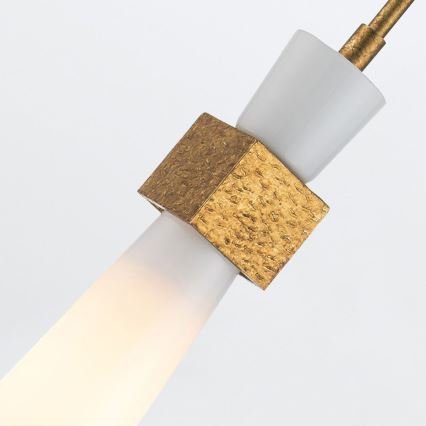 Elstead - Suspension sur tige KRISTY 1xE27/40W/230V Ø 15,2 cm cuivrée