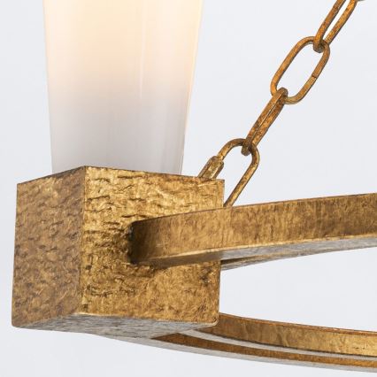 Elstead - Lampadario a stelo KRISTY 3xE27/40W/230V rame
