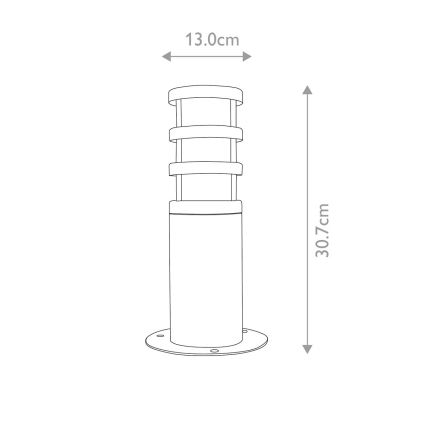 Elstead - Lampada da esterno HOLBORN 1xE27/60W/230V IP44