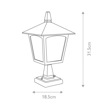 Elstead - Lampada da esterno YORK 1xE27/100W/230V IP43