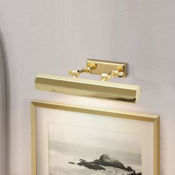 Elstead - Lampada da quadro CHAWTON 2xE14/40W/230V oro