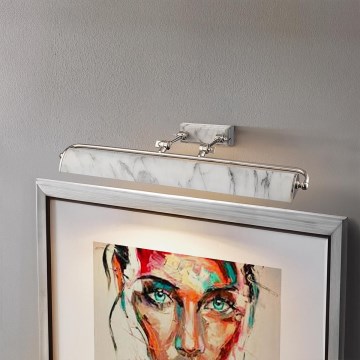 Elstead -Lampada da quadro WINCHFIELD 4xE14/40W/230V marmo