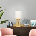 Elstead - Lampada da tavolo APOLLO 1xE27/60W/230V oro/bianco
