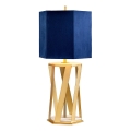 Elstead - Lampada da tavolo APOLLO 1xE27/60W/230V oro/blu