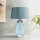 Elstead - Lampada da tavolo LED LENA 1xE27/40W/230V + 1xGU10/7W 74 cm blu