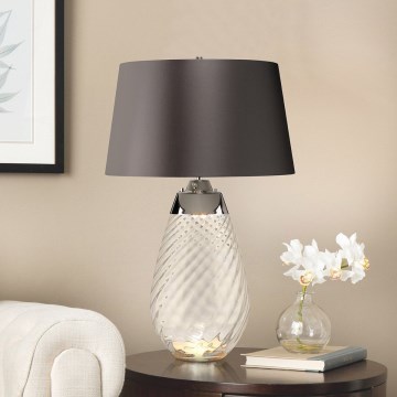 Elstead - Lampada da tavolo LED LENA 1xE27/40W/230V + 1xGU10/7W 74 cm grigio
