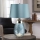 Elstead - Lampada da tavolo LED LENA 1xE27/60W/230V + 1xGU10/7W 60,5 cm blu