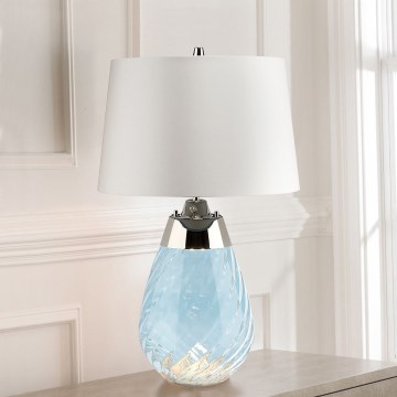 Elstead - Lampada da tavolo LED LENA 1xE27/60W/230V + 1xGU10/7W 60,5cm blu/bianco
