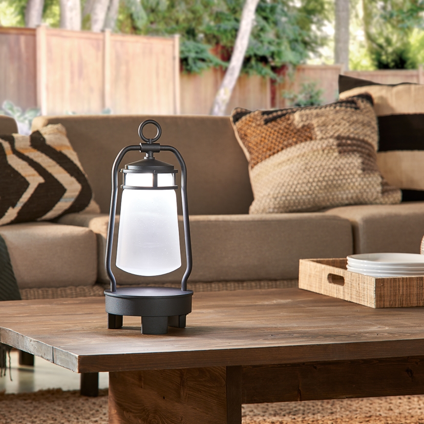 Elstead KL-LYNDON-BT-B-BK - Lampada LED da esterno dimmerabile con altoparlante LYNDON LED/3W/230V IP44 300 mA