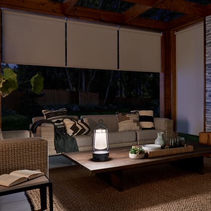 Elstead KL-LYNDON-BT-B-BK - Lampada LED da esterno dimmerabile con altoparlante LYNDON LED/3W/230V IP44 300 mA