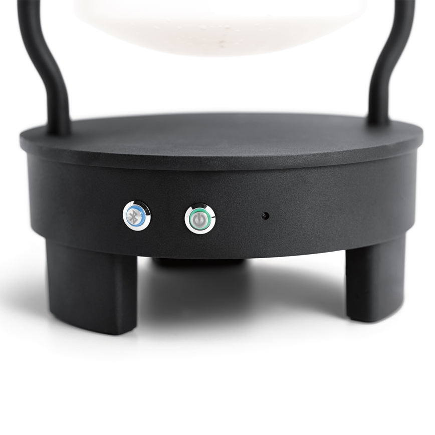 Elstead KL-LYNDON-BT-B-BK - Lampada LED da esterno dimmerabile con altoparlante LYNDON LED/3W/230V IP44 300 mA
