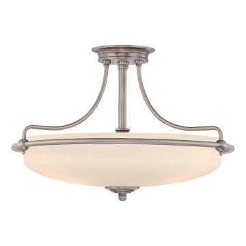 Elstead - Lampadario a plafone GRIFFIN 4xE27/100W/230V cromo opaco