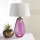 Elstead - Lampe de table LED LENA 1xE27/40W/230V + 1xGU10/7W 74 cm rose/blanc