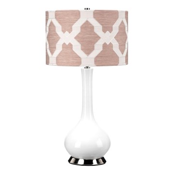 Elstead - Lampe de table MILO 1xE27/60W/230V rose
