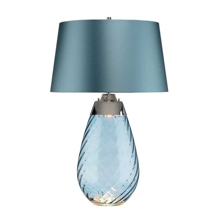 Elstead - Lampada da tavolo LED LENA 1xE27/40W/230V + 1xGU10/7W 74 cm blu