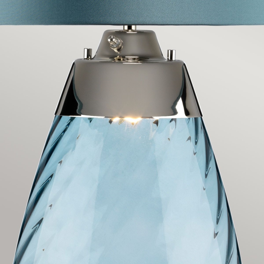Elstead - Lampada da tavolo LED LENA 1xE27/40W/230V + 1xGU10/7W 74 cm blu