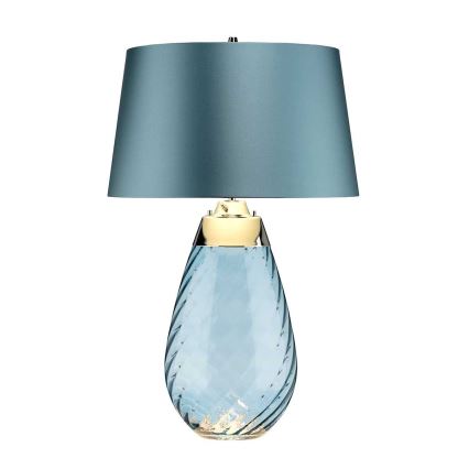 Elstead - Lampada da tavolo LED LENA 1xE27/40W/230V + 1xGU10/7W 74 cm blu