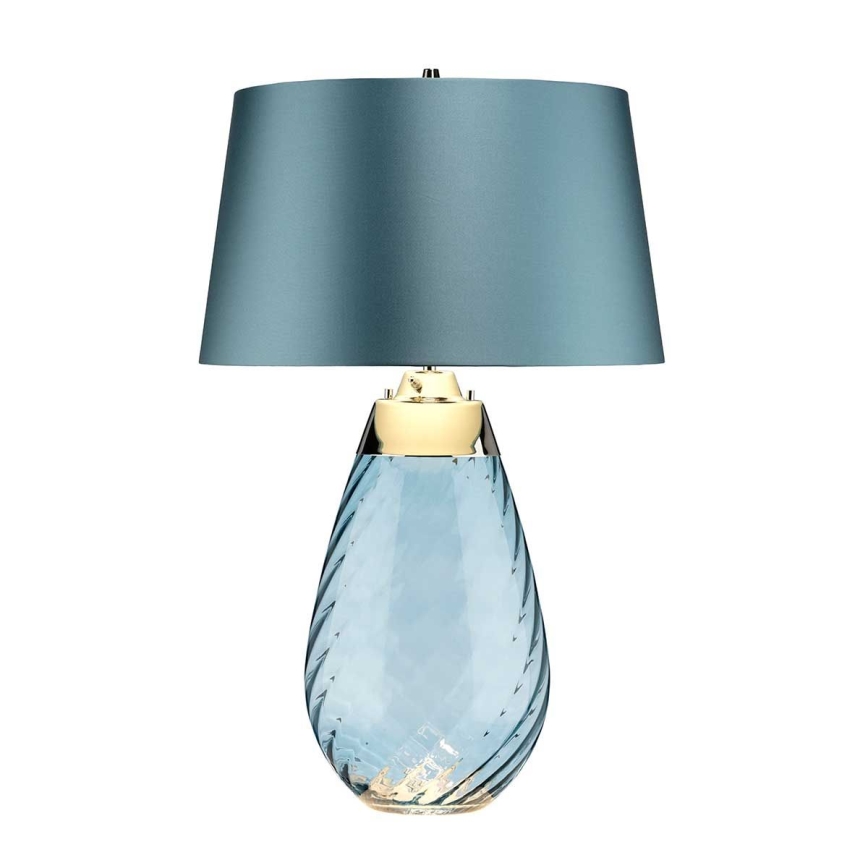 Elstead - Lampada da tavolo LED LENA 1xE27/40W/230V + 1xGU10/7W 74 cm blu