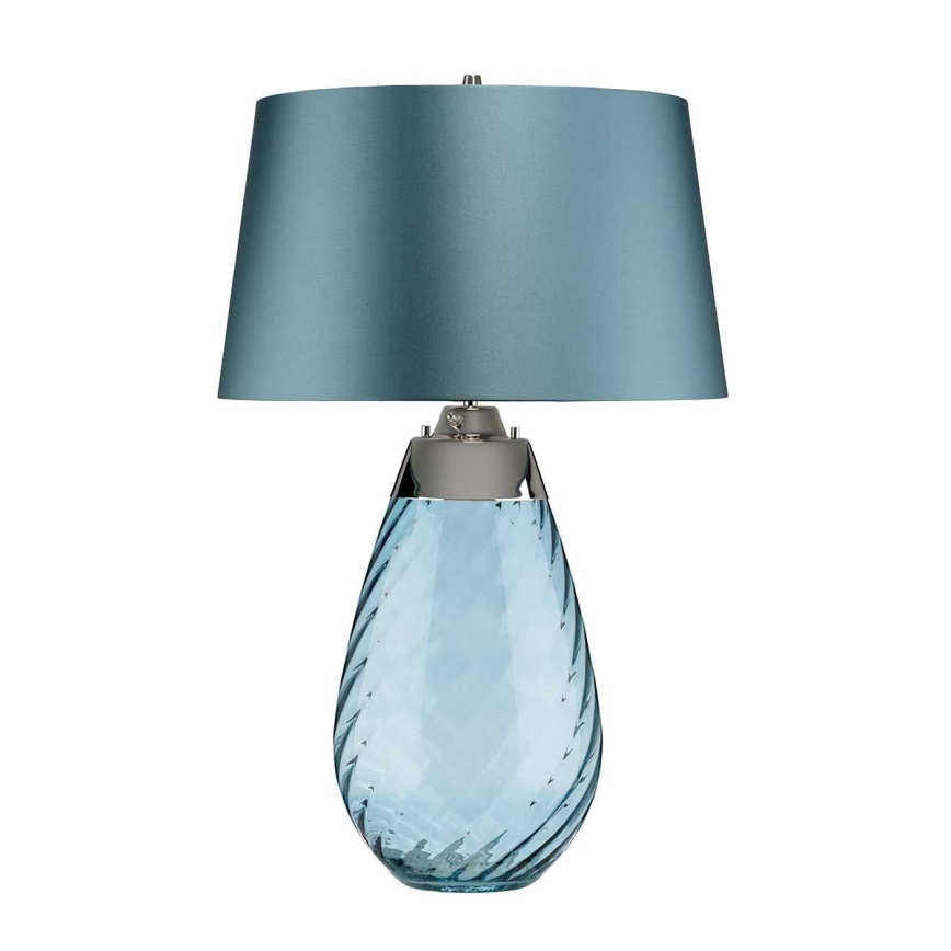 Elstead - Lampada da tavolo LED LENA 1xE27/40W/230V + 1xGU10/7W 74 cm blu