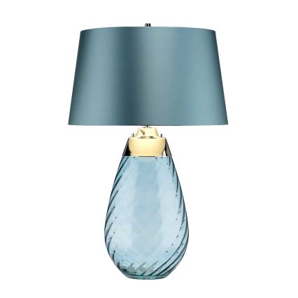 Elstead - Lampada da tavolo LED LENA 1xE27/40W/230V + 1xGU10/7W 74 cm blu