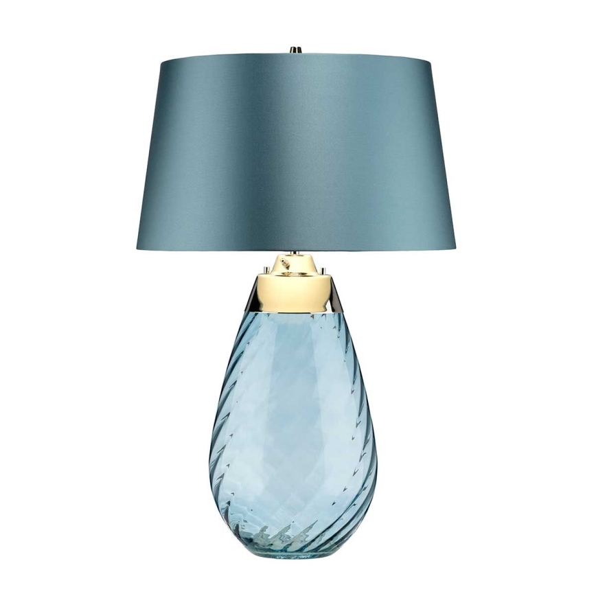Elstead - Lampada da tavolo LED LENA 1xE27/40W/230V + 1xGU10/7W 74 cm blu