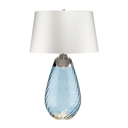 Elstead - LED Tischlampe LENA 1xE27/40W/230V + 1xGU10/7W 74 cm blau/weiß