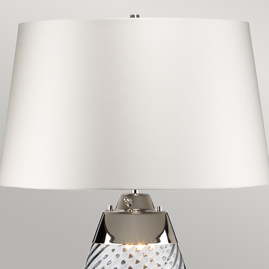 Elstead - Lampada da tavolo LED LENA 1xE27/40W/230V + 1xGU10/7W 74 cm bianco