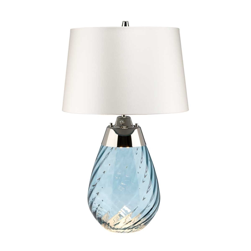 Elstead - Lampe de table LED LENA 1xE27/60W/230V + 1xGU10/7W 60,5cm bleu/blanc