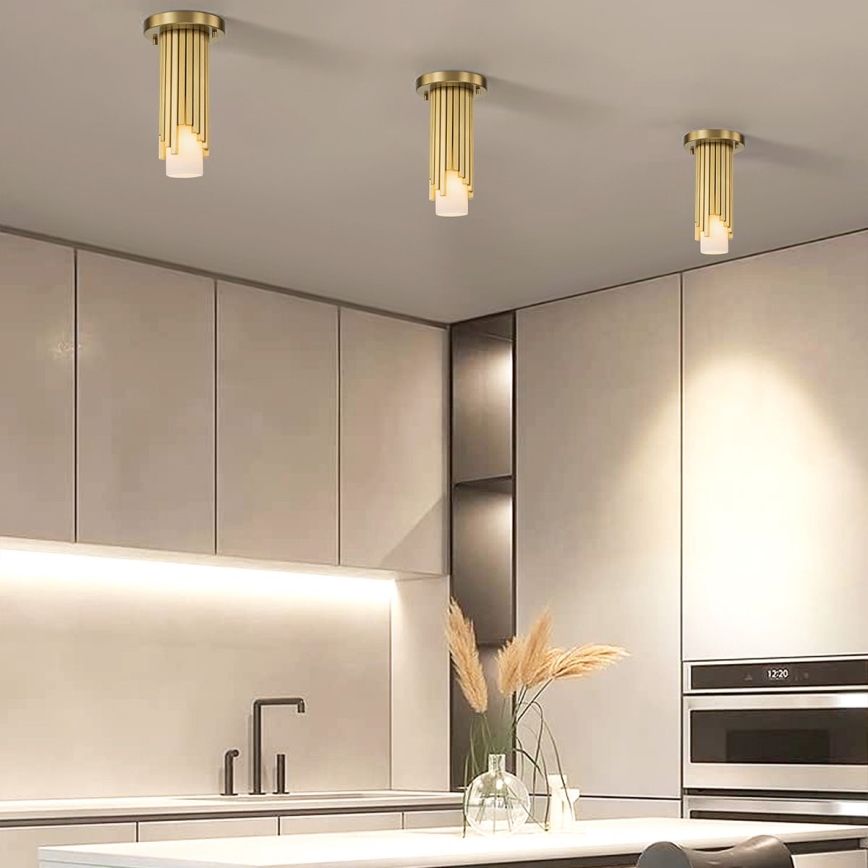 Elstead - Lampadario a stelo MARVELE 1xE14/40W/230V dorato