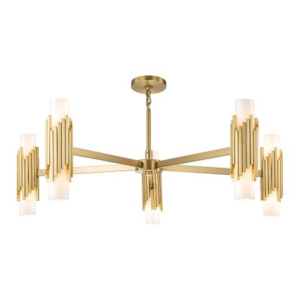Elstead - Lampadario a stelo MARVELE 10xE14/40W/230V dorato