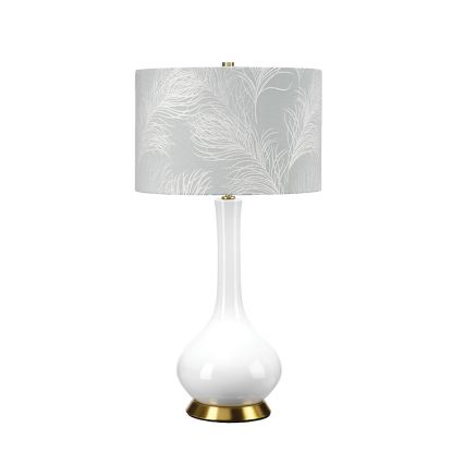 Elstead - Lampe de table MILO 1xE27/60W/230V gris