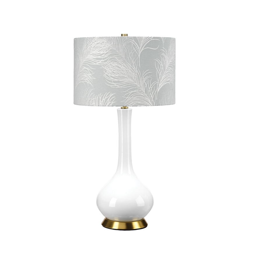 Elstead - Lampe de table MILO 1xE27/60W/230V gris
