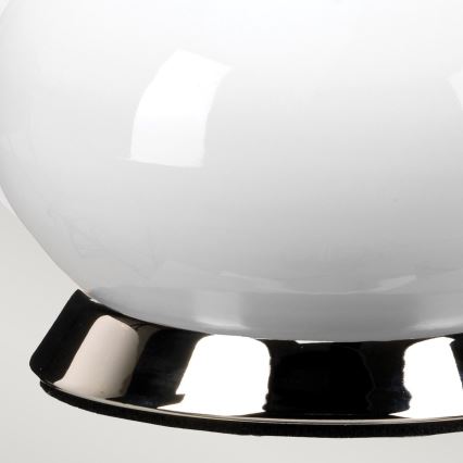 Elstead - Lampe de table MILO 1xE27/60W/230V blanche/orange