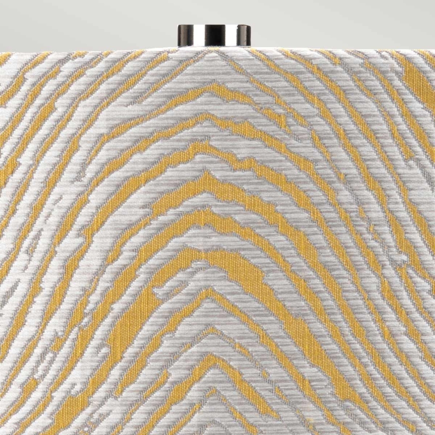 Elstead - Lampada da tavolo MILO 1xE27/60W/230V grigio/oro