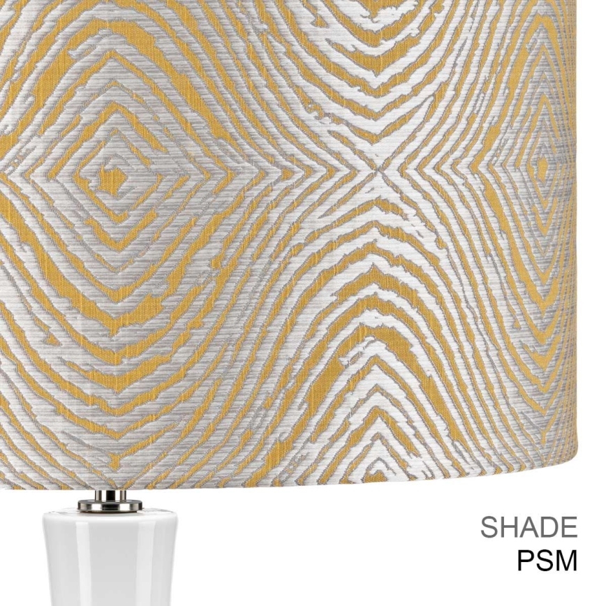 Elstead - Lampada da tavolo MILO 1xE27/60W/230V grigio/oro