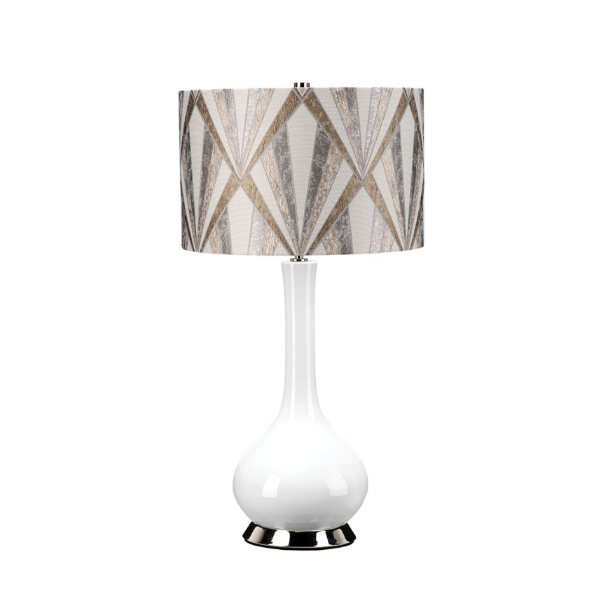 Elstead - Lampada da tavolo MILO 1xE27/60W/230V grigio/marrone