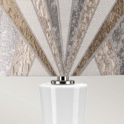 Elstead - Lampada da tavolo MILO 1xE27/60W/230V grigio/marrone