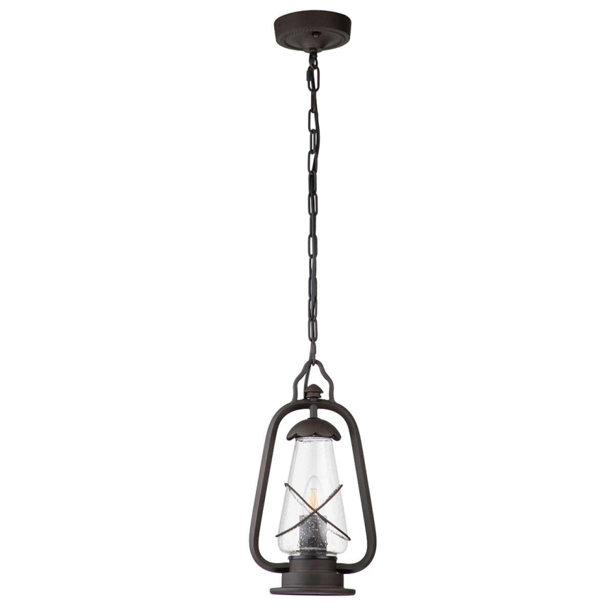 Elstead - MINERS Außen-Pendelleuchte mit Kette, 1x E27/60W/230V, IP44, Bronze