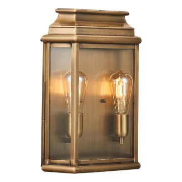 Elstead - Outdoor-Wandleuchte ST MARTINS 2xE27/60W/230V IP44 kupfern