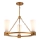 Elstead - Pendelleuchte mit Stange KRISTY 3xE27/40W/230V kupferfarben