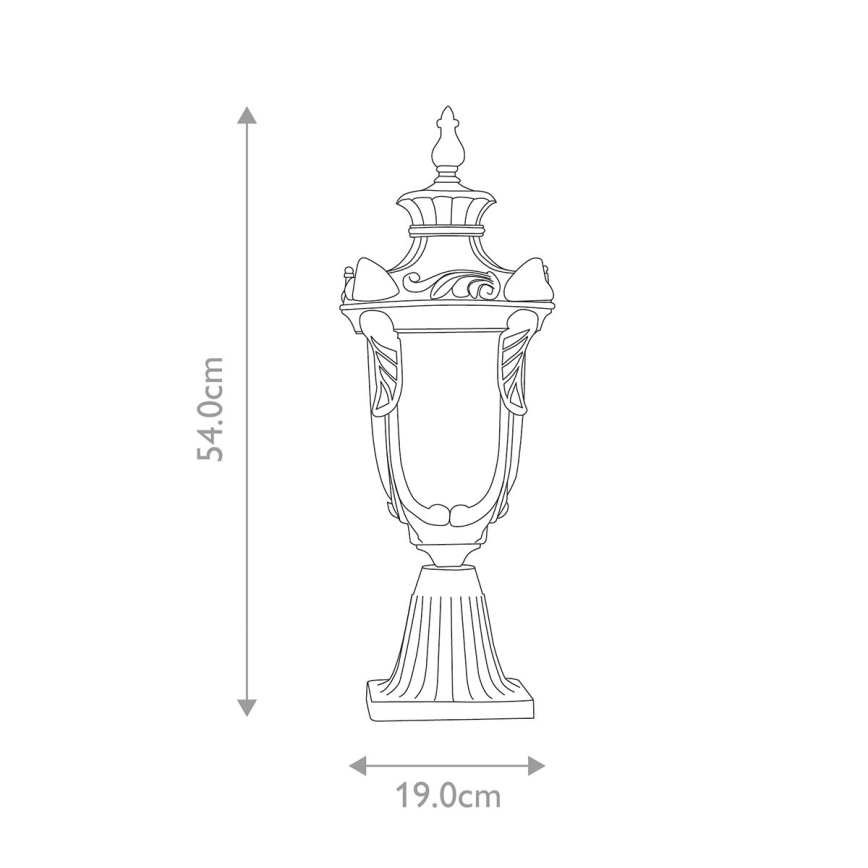 Elstead - Lampada da esterno PHILADELPHIA 1xE27/60W/230V IP44 bronzo