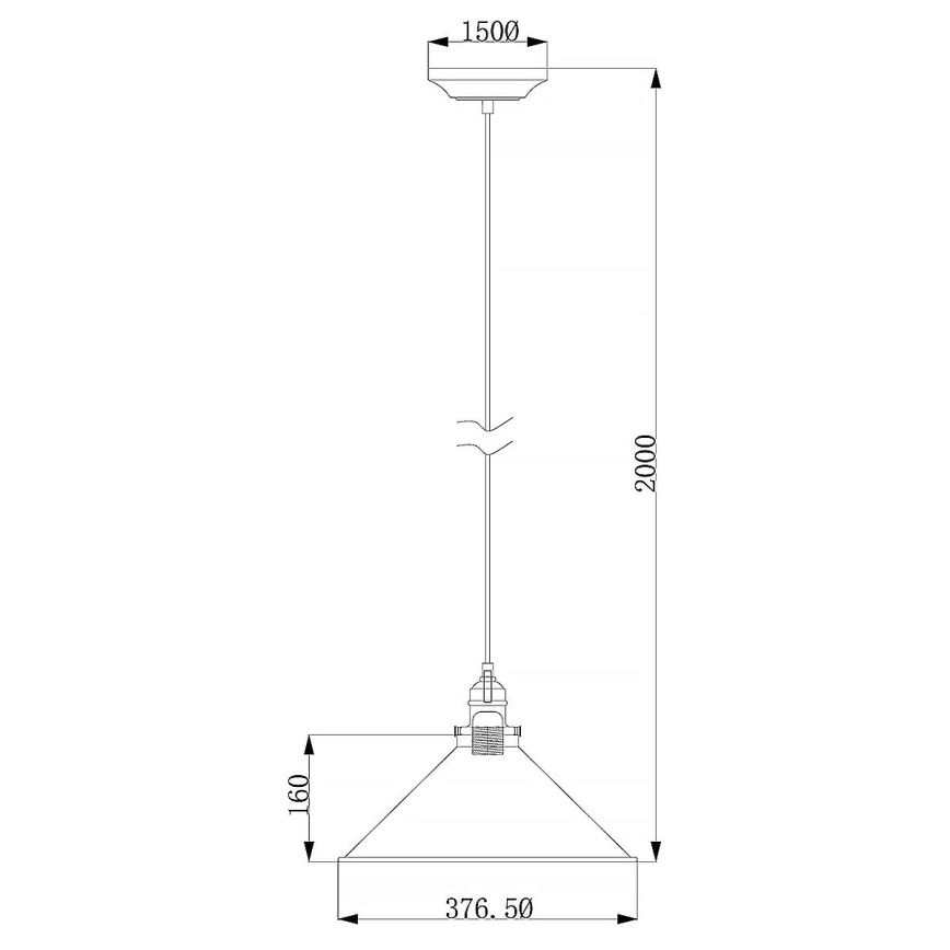 Elstead - Suspension filaire PROVENCE 1xE27/60W/230V doré