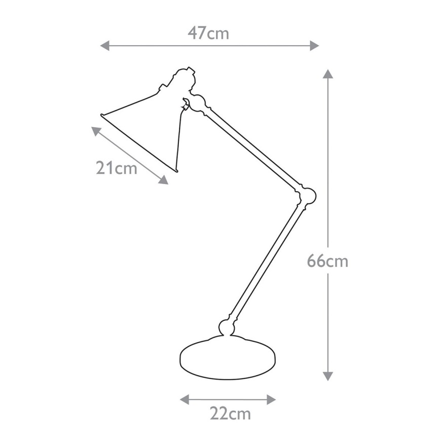 Elstead PV-TL-AB - Lampe de table PROVENCE 1xE27/60W/230V