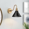 Elstead PV1-AB-MB - Lampada da parete PROVENCE 1xE27/60W/230V oro/nero