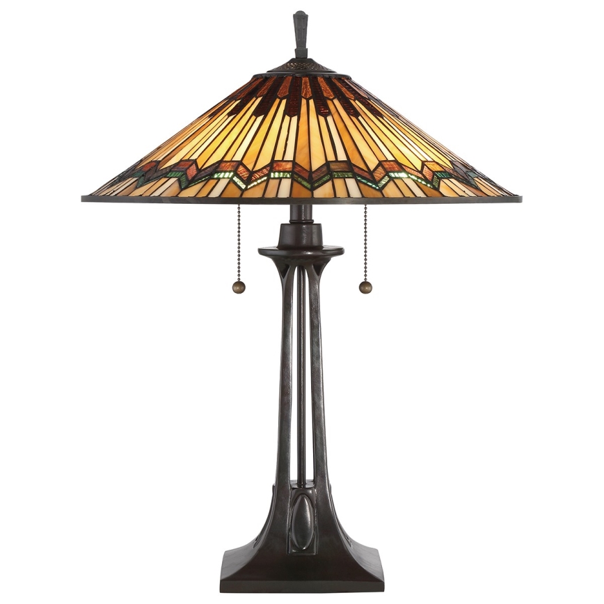 Elstead QZ-ALCOTT-TL - Lampe de table ALCOTT 2xE27/60W/230V