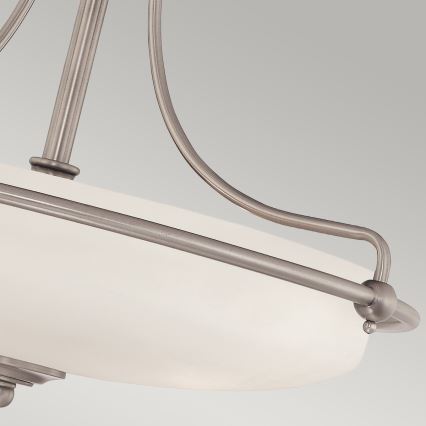 Elstead - Lampadario a plafone GRIFFIN 4xE27/100W/230V cromo opaco