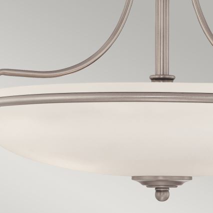 Elstead - Lampadario a plafone GRIFFIN 4xE27/100W/230V cromo opaco