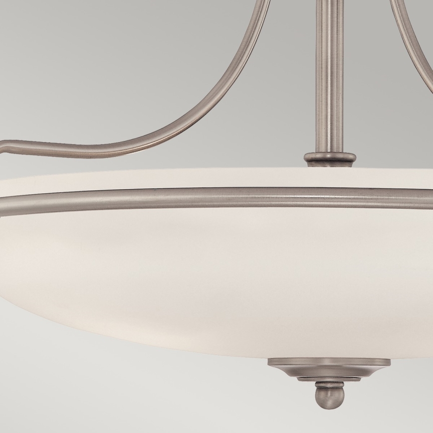 Elstead - Lampadario a plafone GRIFFIN 4xE27/100W/230V cromo opaco