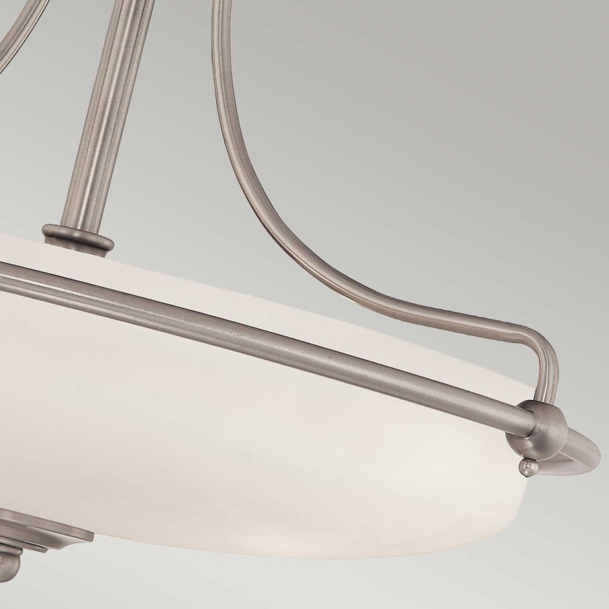 Elstead - Lampadario a plafone GRIFFIN 3xE27/100W/230V cromo opaco